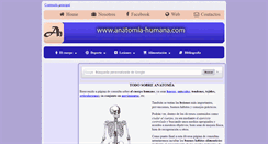 Desktop Screenshot of anatomia-humana.com